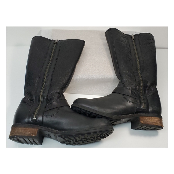 UGG black leather boots - Picture 5 of 16